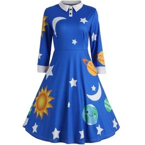 Vintage style space dress